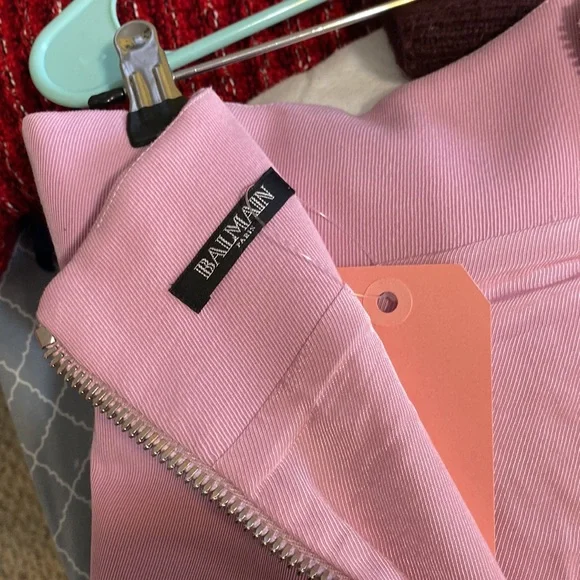 Balmain pink button embellished skirt - Picture 5 of 9